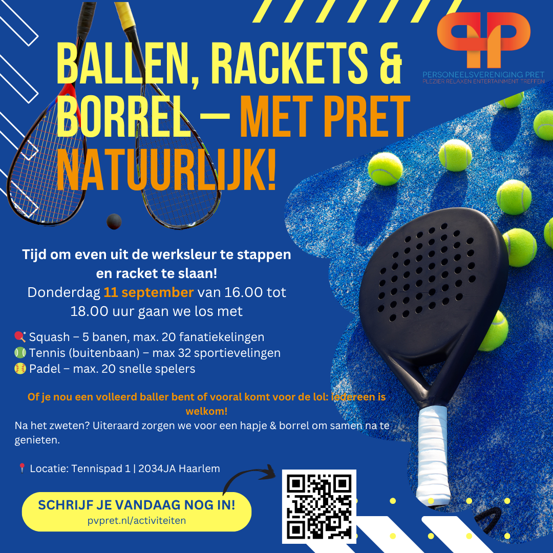 Let op: Squashen!!